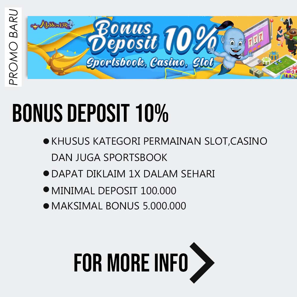 bonus deposit 10%